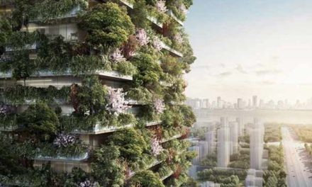 Arquiteto projeta torres cobertas de plantas na China