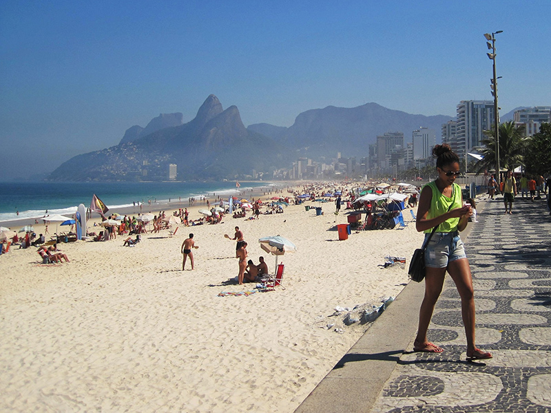Projeto estimula caminhada na cidade do Rio de Janeiro. 