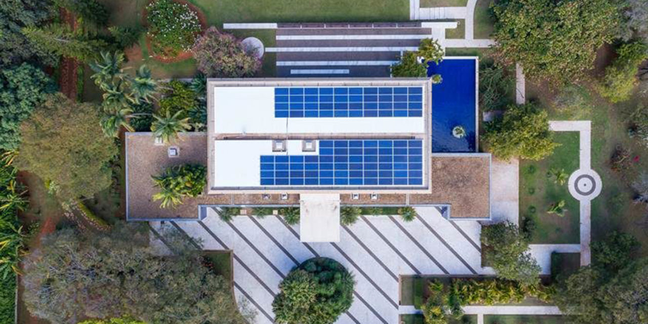Embaixada suíça de Brasília adota placas solares