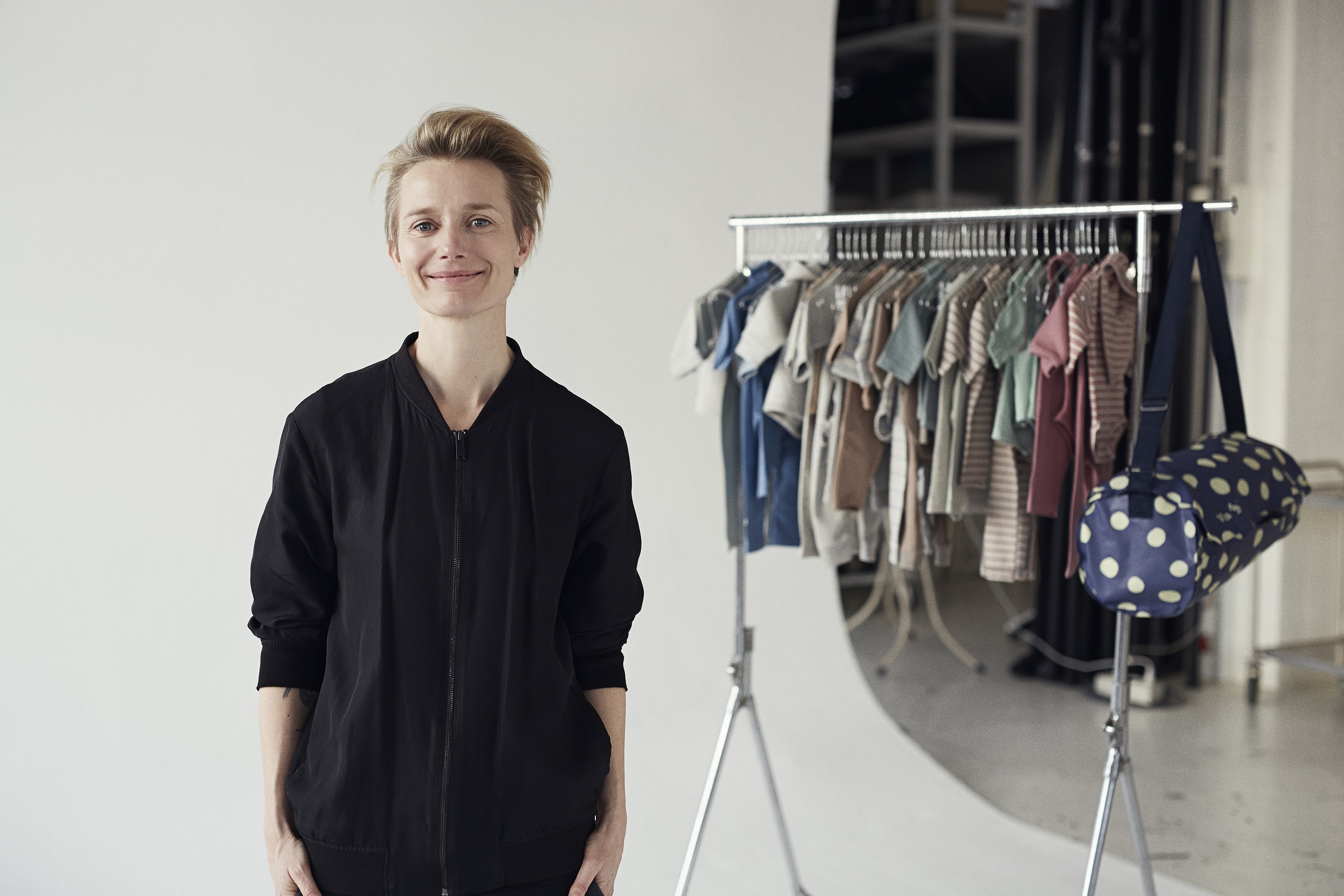 Empreendedora dinamarquesa Vigga Svensson que criou o aluguel de roupas para bebês. 