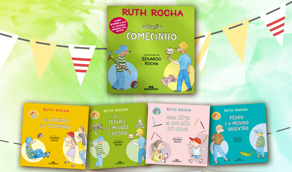 A Livro for Kids distribui obras de Ruth Rocha, entre outros autores brasileiro. Foto Reprodução Facebook