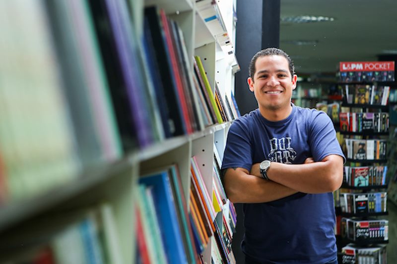 oJeconias Lopes Neto, criador do clube de leitura para ex-detentos. Foto Reprodução