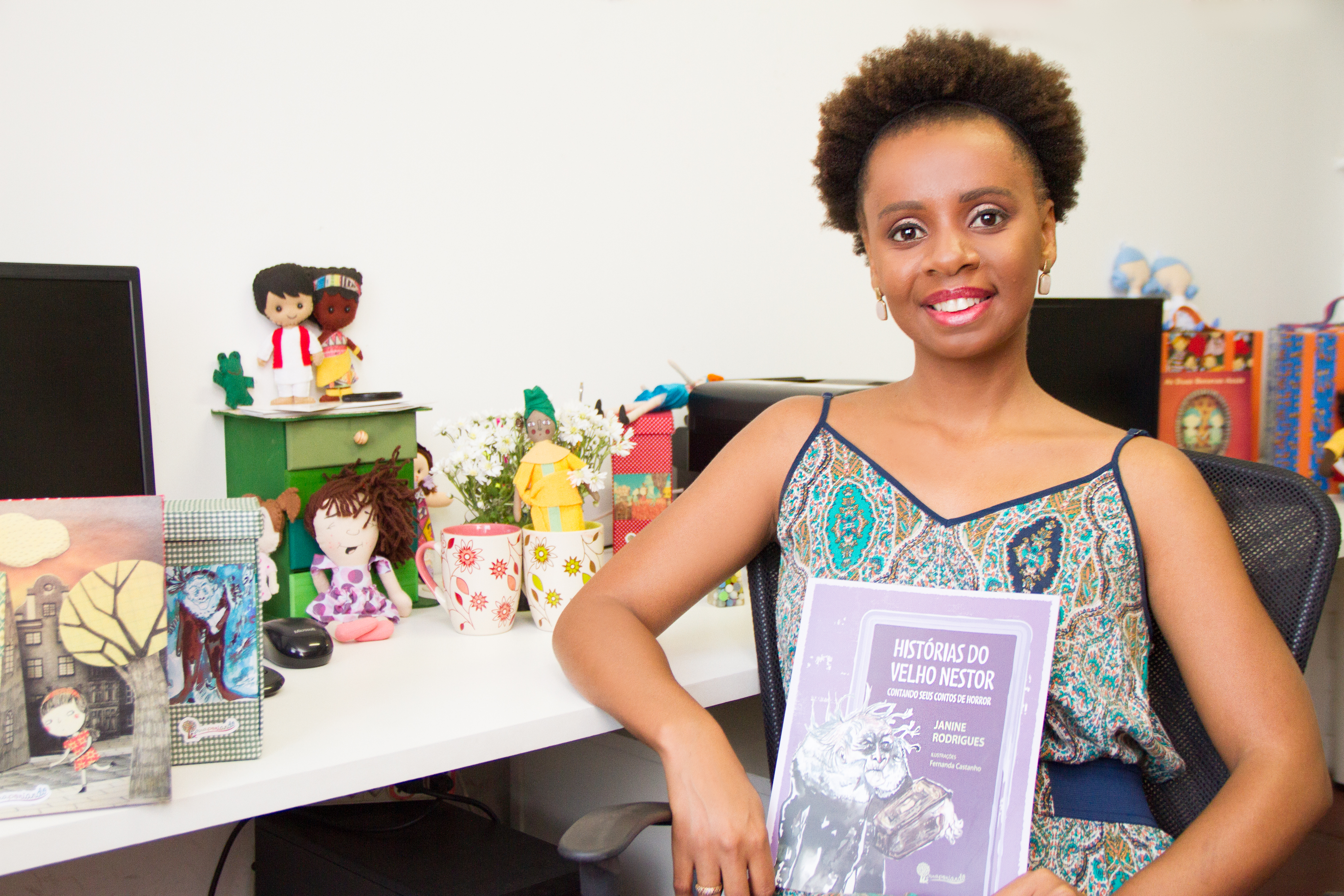 Autora Janine Rodrigues mira educação pela arte com foco em diversidade. Foto Divulgação
